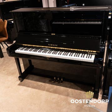 Yamaha U3H PE messing piano - 1543513, Zo goed als nieuw, Zwart, Piano