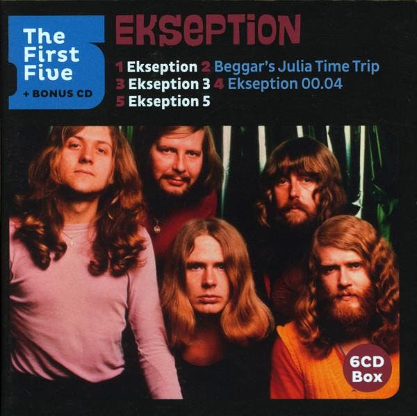 cd - Ekseption - The First Five + Bonus CD 6-CD, Cd's en Dvd's, Cd's | Rock, Zo goed als nieuw, Verzenden