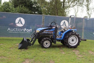 Veiling: Minitractor Iseki Sial 223 Diesel met Voorlader, Zakelijke goederen, Agrarisch | Tractoren, Ophalen, Gebruikt, Overige merken