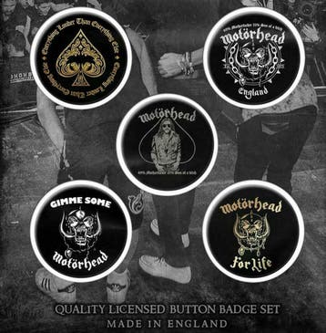 Motörhead button Clean Your Clock officiële merchandise, Ophalen of Verzenden, Nieuw, Kleding