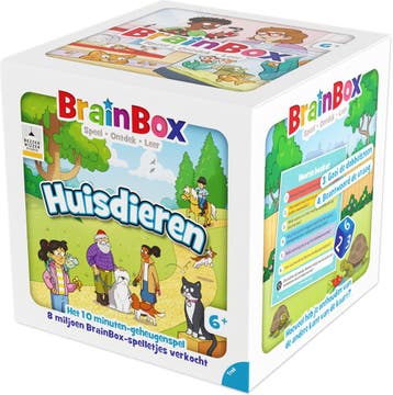 BrainBox Huisdieren | Bezzerwizzer - Kaartspellen, Hobby en Vrije tijd, Gezelschapsspellen | Kaartspellen, Verzenden, Nieuw