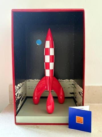 Moulinsart - Beeldje - Kuifje - Raket - Beeldje Moulinsart, Nieuw