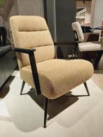 Fauteuil Atika okergeel **SHOWROOMMODEL**, Nieuw, Stof