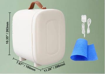 Mini Make-up Koelkast 4L Koeler en Verwarmer Cosmetica, Witgoed en Apparatuur, Koelkasten en IJskasten, Verzenden, Nieuw