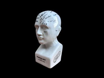 Decoratief ornament - Europa - Frenologie-hoofd