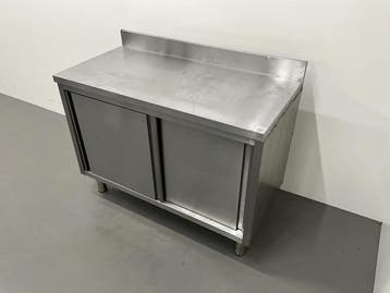 Werktafel met schuifdeuren, Ophalen of Verzenden, Gebruikt, Overige typen