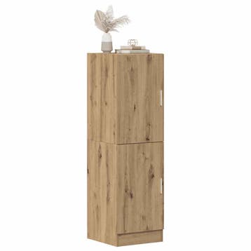 vidaXL Keukenkast 38x41,5x131,5 cm bewerkt hout artisanaal, Huis en Inrichting, Verzenden, Nieuw, Bruin
