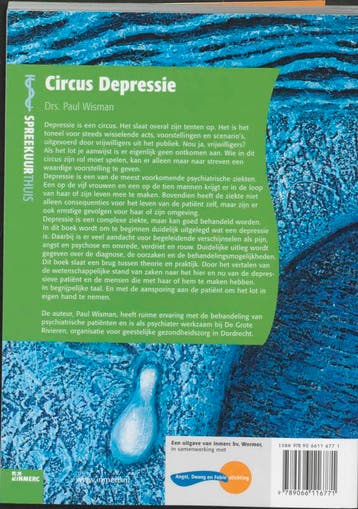 Circus Depressie / Spreekuur thuis 9789066116771 Paul Wisman, Verzenden, Gelezen, Paul Wisman