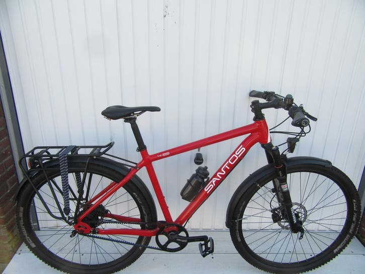 Nw. Santos 4.29 , Rockshock vering, Rohloff 6606, Belt, Fietsen en Brommers, Fietsen | Heren | Sportfietsen en Toerfietsen, 53 tot 57 cm