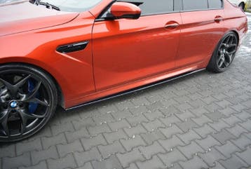 Zijskirts Diffusers BMW M6 GRAN COUPÉ Glanzend Zwart, Ophalen of Verzenden, Nieuw