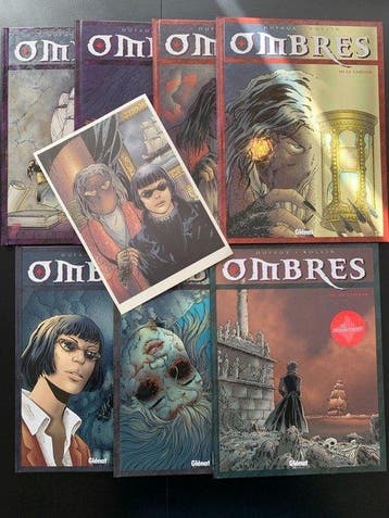 Ombres T1 à T7 + ex-libris - Série complète - 7x C - EO/2ème, Nieuw