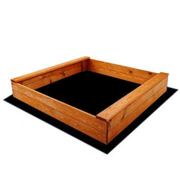 Zandbak -  120 X 120 CM - Met Bank - Inclusief Gronddoek, Ophalen of Verzenden, Nieuw