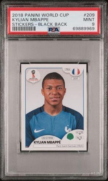 Panini 2018 Panini World Cup Russia #209 Kylian Mbappe - PSA, Nieuw