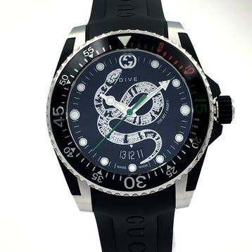 Gucci - Dive Snake Dial - YA136323 - Unisex - 2010-2020, Nieuw