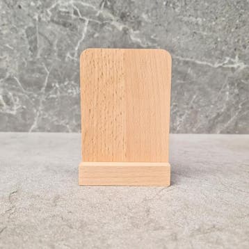 HOCHO Beuken standaard met A6 bord 160 x 125 mm zonder op..., Ophalen of Verzenden, Nieuw