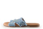 Ann Rocks Slippers in maat 40 Blauw, Kleding | Dames, Schoenen, Slippers, Ann Rocks, Zo goed als nieuw, Verzenden