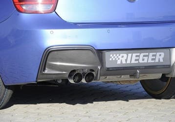 Diffuser BMW 1 serie M Pakket F20 F21 Rieger Glans Zwart, Ophalen of Verzenden, Nieuw