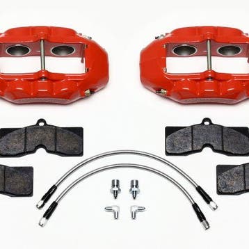 Wilwood D8-4 Front Caliper Kit Red Corvette C2 / C3 65-82, Auto-onderdelen, Remmen en Aandrijving, Ophalen of Verzenden, Nieuw
