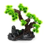 Bonsaiboom op rots lichtgroen OS-119 - aquarium decoratie, Ophalen of Verzenden, Nieuw