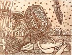 Corneille (1922-2010) - La rêveuse, Antiek en Kunst