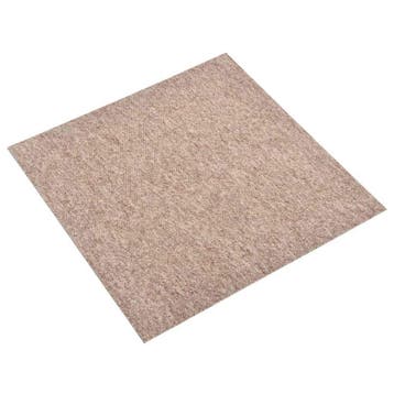 vidaXL Tapijt 20 st Beige 50 x 50 cm 100% Polypropyleen, Verzenden, Nieuw, Beige