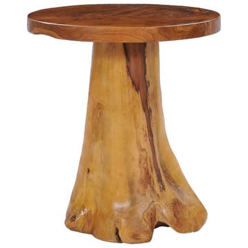 vidaXL Salontafel 40x40 cm massief teakhout, Huis en Inrichting, Tafels | Salontafels, Minder dan 50 cm, 50 tot 100 cm, Verzenden