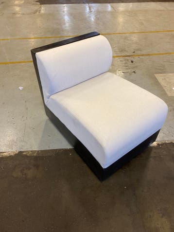 101 Copenhagen Tribu Lounge Chair - Linen - Fauteuil, Gebruikt, Minder dan 75 cm, Scandinavisch, Ophalen of Verzenden
