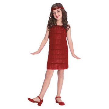 Flapper Jurk Meisje Rood, Ophalen of Verzenden, Nieuw