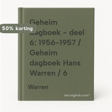 Geheim dagboek - deel 6: 1956-1957 / Geheim dagboek Hans, Boeken, Verzenden, Gelezen, Warren