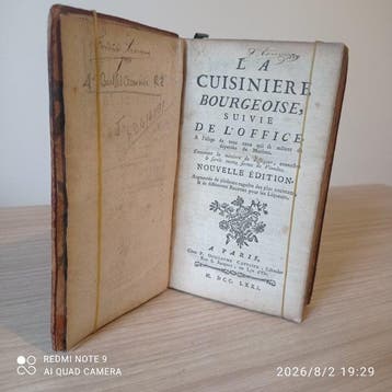 Joseph Menon - La cuisine bourgeoise, suivie de loffice ,, Antiek en Kunst, Antiek | Boeken en Bijbels