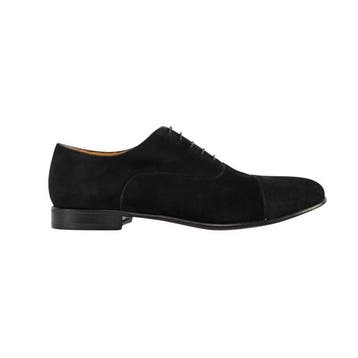 TESTONI - 8 UK - 42 IT - 1929 Portonovo Oxford Shoes Black, Nieuw