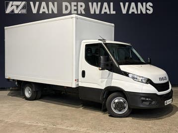 Iveco Daily 35C16H 157pk Bakwagen Laadklep Euro6 Dubbel Luch, Stof, Gebruikt, Iveco, Wit