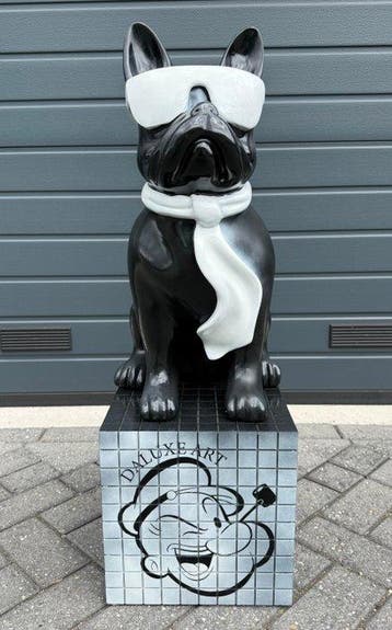 Daluxe Art - 1999 • XXL Popeye Dog Display – 90 cm