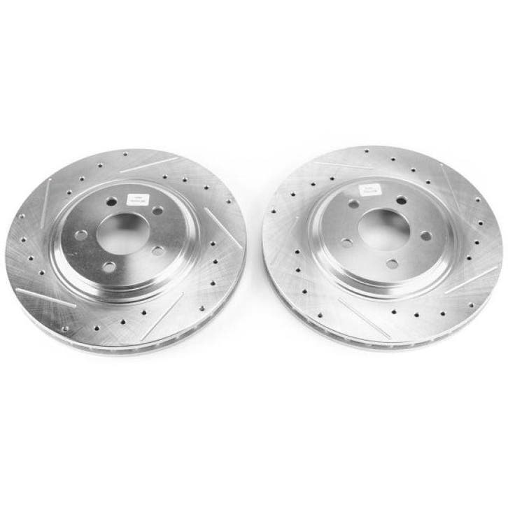 Power Stop 94-01 Ford Mustang Front Evolution Drilled &, Auto-onderdelen, Remmen en Aandrijving, Ophalen of Verzenden