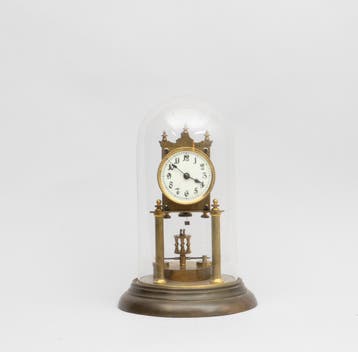 Een 400-daagse torsieklok/ jaarpendule, Duitsland, ca. 1900, Antiek en Kunst