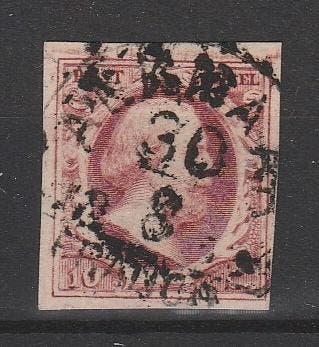 Postzegel Ned 1852 Nr.2 gebruikt zie omschrijving (1401), Verzenden, T/m 1940, Gestempeld