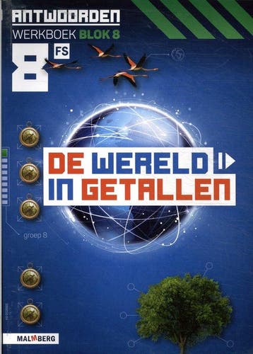 De wereld in getallen groep 8 blok 8 FS Antwoorden werkboek, Boeken, Schoolboeken, Verzenden, Zo goed als nieuw