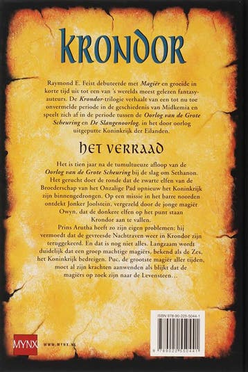 Krondor - Deel 1: Het verraad 9789022550441 Raymond E. Feist, Boeken, Verzenden, Gelezen, Raymond E. Feist