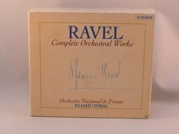 Ravel - Complete Orchestral Works / E. Inbal (4 CD), Cd's en Dvd's, Ophalen of Verzenden, Zo goed als nieuw