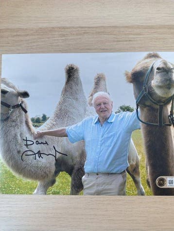 Sir David Attenborough - Planet Earth - Autograph, Photo, Nieuw