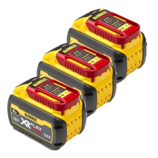 Starterset: 3x DeWalt DCB547-XJ / XR FlexVolt, origineel, Doe-het-zelf en Verbouw, Gereedschap | Machine-onderdelen en Toebehoren