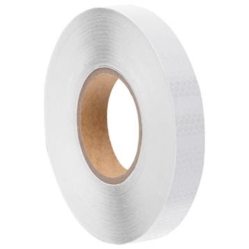 vidaXL Reflecterende tape 2,5 cm x 50 m PVC wit, Verzenden, Nieuw