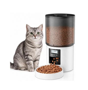 Automatische Voerbak 4L Kat/Hond 6 Maaltijden Programmeer..., Dieren en Toebehoren, Verzenden, Nieuw