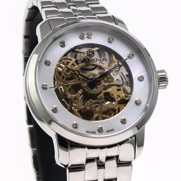 Catena - Skeleton Automatic Diamond Swiss Watch - CAD025-BM, Nieuw