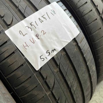 2 x Hankook Ventus Prime 2 235-45-18 Zomerbanden 5,5mm, 18 inch, Gebruikt, Ophalen of Verzenden, 235 mm