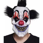 Horrorclown masker met zwart haar - Halloween maskers, Verzenden, Nieuw