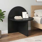 vidaXL Nachtkastje Zwart eiken 40 x 35,5 x 45,5 cm, Minder dan 45 cm, Verzenden, Nieuw, Minder dan 55 cm