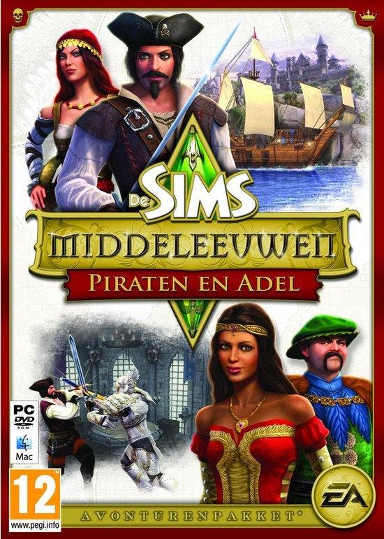 De Sims Middeleeuwen: Piraten en Adel, Spelcomputers en Games, Games | Pc, Verzenden