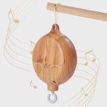Houten Muziekdoosje Baby Mobiel - Draaiend & Kalmerende Melo, Verzenden, Nieuw