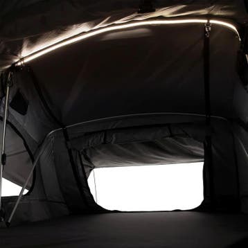 Daktent Lago - 2-personen - Incl. Matras - Zwart - 140x240 c, Caravans en Kamperen, Tenten, Verzenden, Nieuw